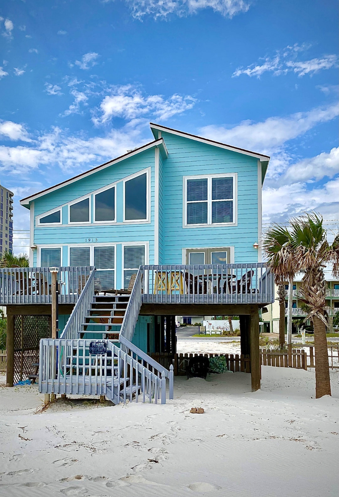 beach front home